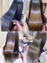 「縮れたような癖毛がすごく嫌！」「とにかく真っ直ぐが好き！」→  【 縮毛矯正 】