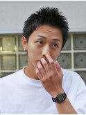 刈り上げないナチュラルスパイキーベリーショート