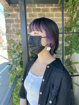 アルボス(arbos) インナーカラー×パープル◎20代30代40代