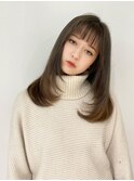 【フォルテ千鶴】髪質改善ココアベージュまろやかストレート