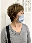 アシンメトリーハイレイヤーショート