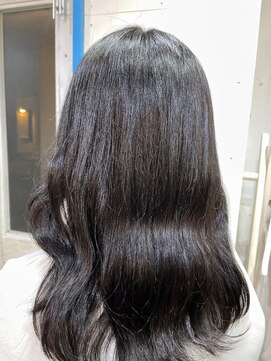 リッカヘアー(Ricca hair) 大人かわいいワンカールセミロングモカブラウン20代30代