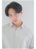 【Gallica】爽やかセンターパート/黒髪ショート<青山>
