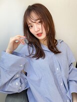 ソア 渋谷(soar)&nbsp;大人可愛い大人美人ふんわりカール小顔カットショコラアッシュ