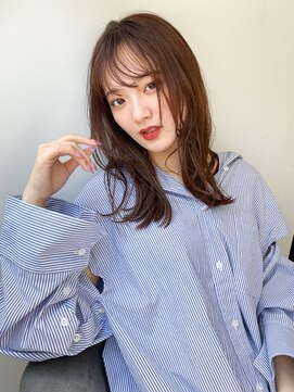 ソア 渋谷(soar) 大人可愛い大人美人ふんわりカール小顔カットショコラアッシュ