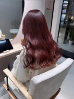 ソウィ(sowi) ケアブリーチカラーダブルカラーカシスピンクカラー髪質改善