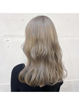 ボアップ(boappu) #ホワイトベージュ#ブリーチカラー