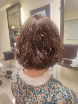 アットジャムトゥルービューティ(J@m true beauty) ボブふんわりパーマ