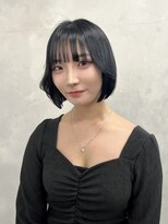 スノットバイガルテ(SNOT by GARTE) ボブ/タッセルボブ/ブルーブラック/ぱつっとボブ/韓流