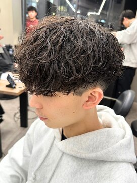 エルマーク 梅田(L-MARK) マッシュスパイラルパーマツイストスパイラル波巻きメンズ