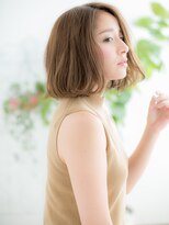 プリモア サロン ハナレ 綾瀬(primoA salon HANARE) 綾瀬/髪質改善/シルキーベージュ×ワンレンふんわりボブパーマj