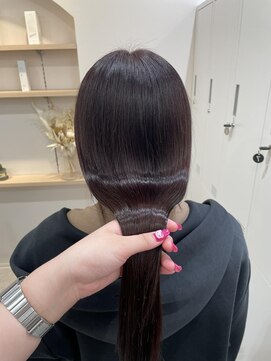 ユウル 横浜(juhl.) 髪質改善/縮毛矯正/ストレート/暗めカラー/TOKIOトリートメント