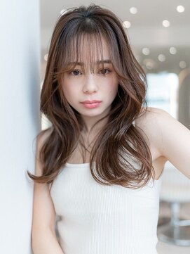 ハバナ 立川(HAVANA) 韓国風レイヤーカット髪質改善ダブルカラーミルクティーベージュ