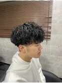 滋賀/南草津/メンズ美容室/波巻きツイストスパイラルパーマ