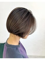 ペチカ(PEZZICA)&nbsp;ミニボブ　似合わせカット/周りと差がつくハイライト/