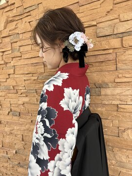 グランジュテ(grandjute) 卒業式ヘアセット★着付け