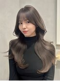 韓国ウェーブヘア前髪カットレイヤーカット髪質改善銀座