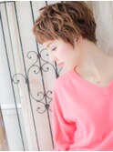 辻堂/髪質改善/オンブレ☆マッシュパーマフェザーショートf