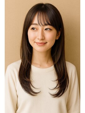 さらつやレイヤーストレート