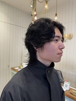 モリオフロムロンドン 大宮店(morio from London)&nbsp;【かほ】癖毛×ウルフカット