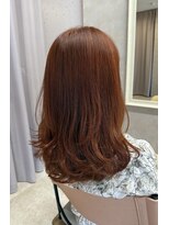 ラメル(RAMEL)&nbsp;オレンジカラー＋レイヤーカット