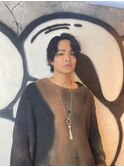メンズカットパーマ/ニュアンスパーマ/フェザーパーマ[北千住]