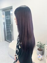 エトレ(etore)&nbsp;絹髪/髪質改善カラー/艶髪ストレート/ダークラベンダー