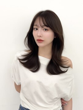 アマトウキョウスマートサロン(AMA TOKYO×Smart Salon) くびれレイヤー/顔まわりカット/レイヤーカット/小顔ヘア