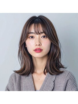 白髪ぼかしハイライト☆