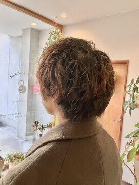 マッシュ　ツイストミックスパーマ