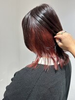 アッシュ 浦安店(Ash) 赤インナーカラー