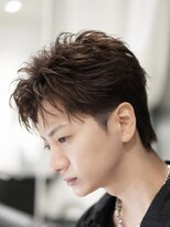 リロン 新宿(RIRON)&nbsp;センターパート/フェザーショート/フェザーパーマ/新宿/メンズ