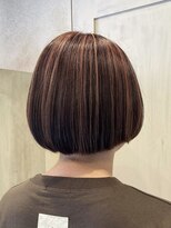 ヘアーリゾートガーデン 南林間店(Hair Resort Garden)&nbsp;ラウンドボブ/ピンクベージュ