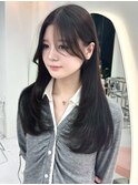 ワンカールで決まるレイヤーカット×フェイスレイヤー