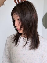 ロールアップスリーブス(ROLL UP SLEEVES) ハッシュカット / ダブルカラーモカブラウン
