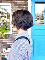 アズグロウ エクラ(AS GROW 'eclat) 暗めカラーニュアンスウェーブショート