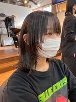hyon myon/RISEbyREVO 綾瀬店【ヒョンミョン】&nbsp;ハッシュカット/デザインカラー/グレージュ[綾瀬駅/韓国ヘア]