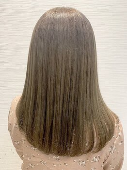 ヘア デザイン ルナ(Hair Design Luna)の写真/【保湿効果を高めるスチームケア付】補修・保護・潤いの3stepで伸ばしかけの髪をキレイに育てる☆