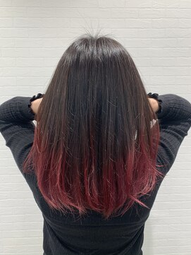 グランルッソ 岡山イオン前(GRAN LUSSO) グラデーションカラー レッド