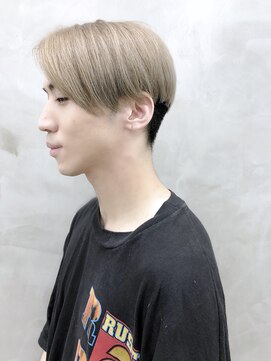 スー 渋谷(suu) ＊【SUN】ハイトーン☆ツーブロックホワイトベージュ＊