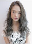 《Agu hair》アッシュカラーで涼しげ夏ウェーブ