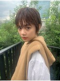 前髪/ショートヘア[表参道/髪質改善/ハイライト]