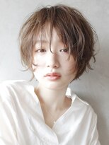 アイティー バイ アルバム 浦和店(IT by ALBUM) ニュアンスショート_ハイライトカラーオリーブカラー_56514