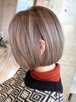 エリマ 調布(elima)&nbsp;ミニボブショートボブ◎バレイヤージュベージュカラーハイライト