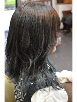 ポタム 東中野(potamu) 暗髪にインナーカラー