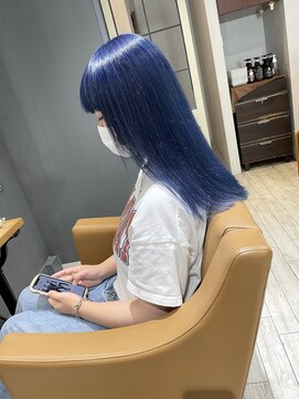 リジョイスヘア エン(REJOICE hair EN) 【REJOICE hair EN】韓国系ネイビーブルー　担当AKIRA
