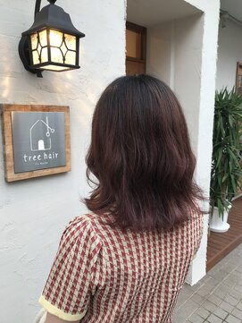 ツリー ヘア アイズ デザイン(tree hair I's design) 顔まわりレイヤーミディアム