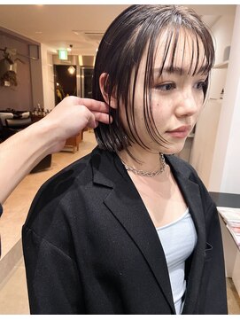 パープル(PURPLE) シースルーボブ☆