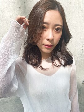 ソワリー 栄(THOiRY) THOiRY【女性らしい柔らかヘア】似合わせ小顔艶髪ゆる巻きロング