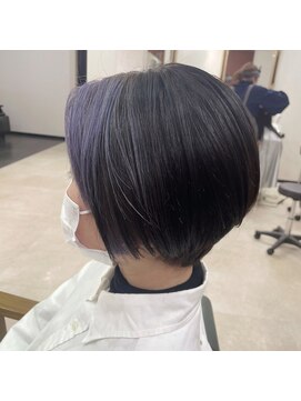 アクルヘアーバイテソロ(AKUR hair by tesoro) ショートボブ×フェイスフレーミング